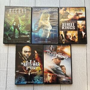 Action DVD Lot of 5 Movies Street Kings Homefront